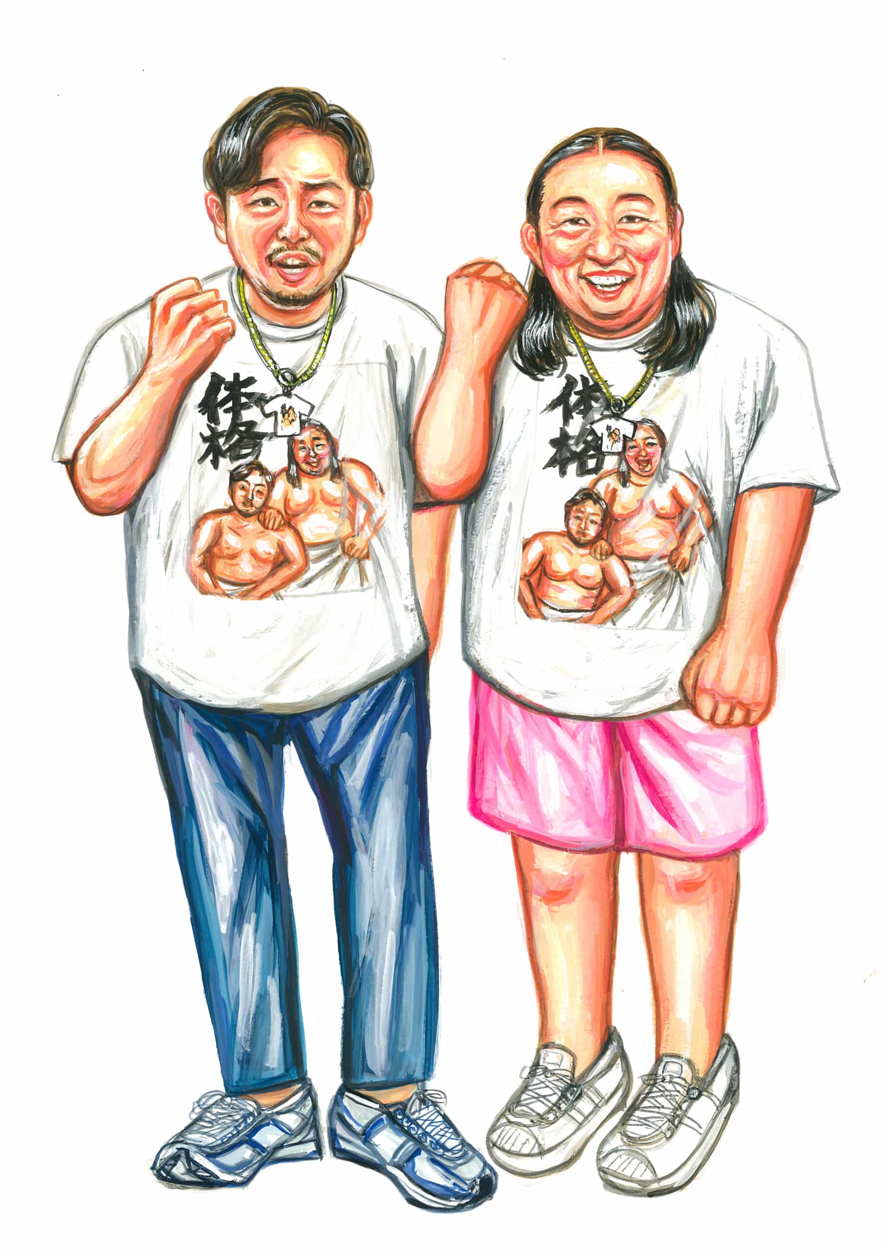 Illustration of the physique brothers